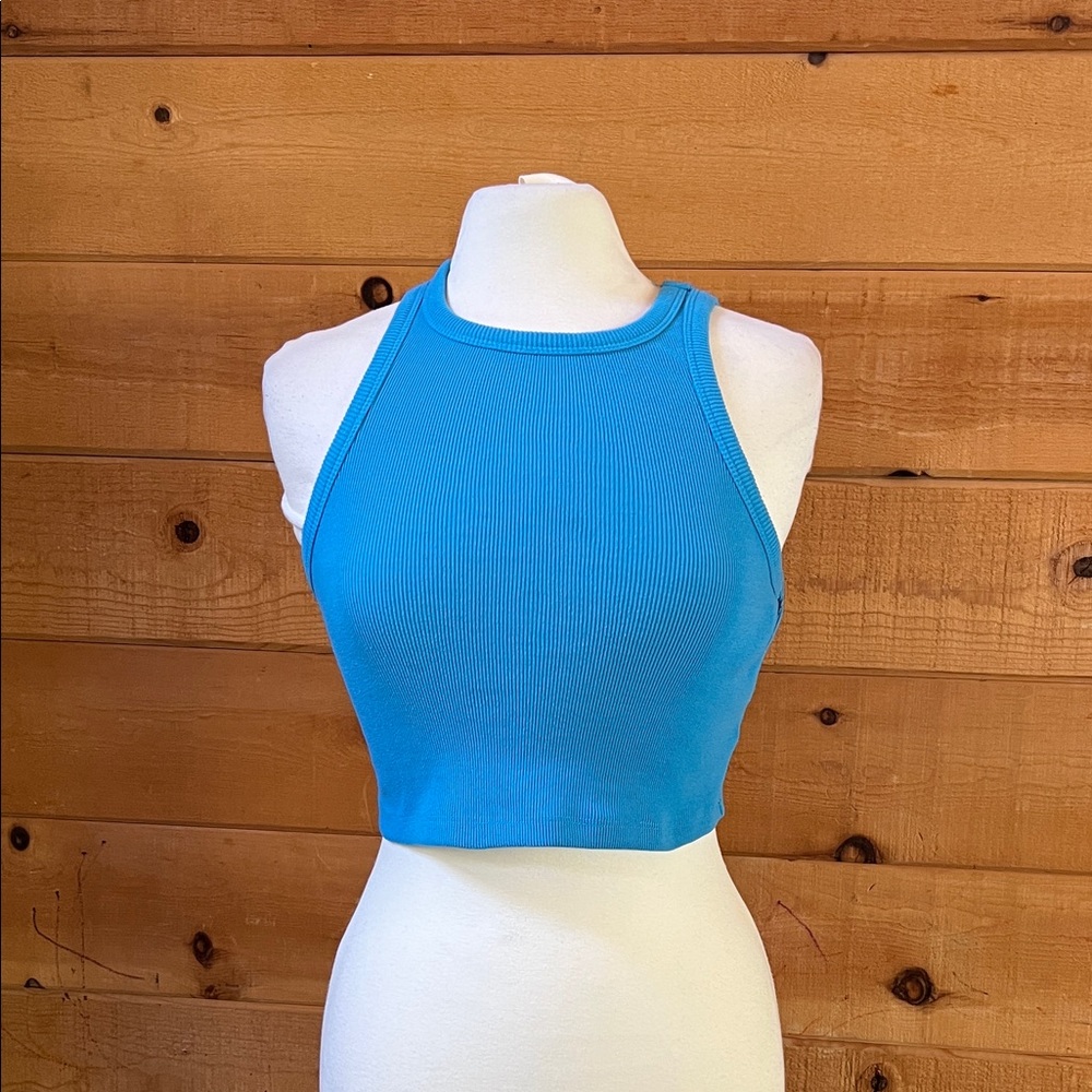 Signature8 rubbed crop tank